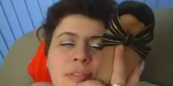 Russian mature BBW mother and young guy