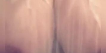 Soaping up my big tits BBW in the shower