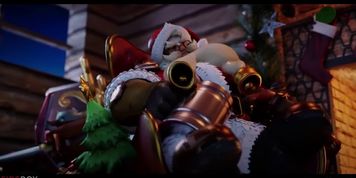 Overwatch - Tracer Opened her Christmas Present Early