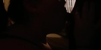 Teacher giving student blowjob in parents bedroom