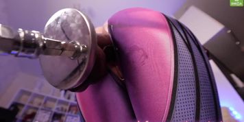 Widowmaker Plays With Fuckmachine Cock Anal Purple Bitch Cosplay Cute