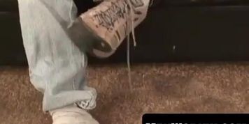 Bald amateur teases his thick throbbing dick solo