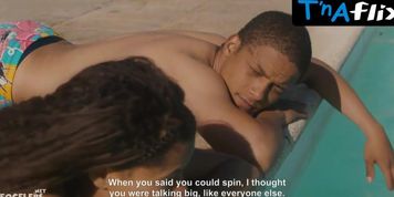 Chelsea Thomas Breasts,  Underwear Scene  in Spinners
