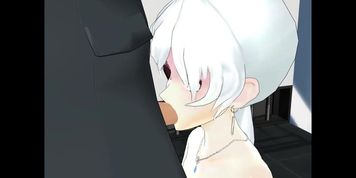 RWBY bimbofied 1 Weiss (Angel Dust)