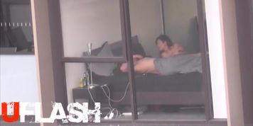 apartment window peep