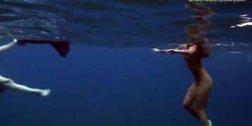 Submerged Hot Babes Underwater