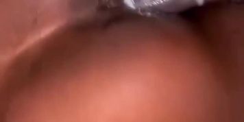 Ebony back shots