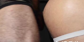 FROCK THE WORLD - Muscle Hunks Gunnar Gates And Jack Wolf Bareback After BJ