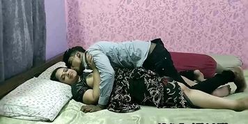 Indian hot teen has best sex with his innocent sexy bhabhi