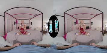 WETVR - First VR Creampie Porn With Toy Using Blonde Jessie Saint