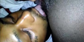 Dude licks her SALTY fish but forgot to lick her POOPH too