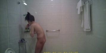 big breasts girl changing clothes