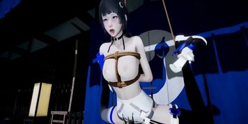 (MMD Insect Sex) Raiden Mei got double penetration by insect (Submitted by ??)