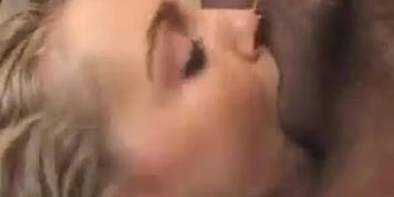 Sexy Busty Blond Services Many Cocks Face Covered in Cum (Misty Mae, Misty May, Mysti May)