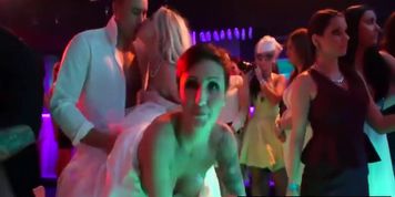 Bisexual bitches screw at a wedding party