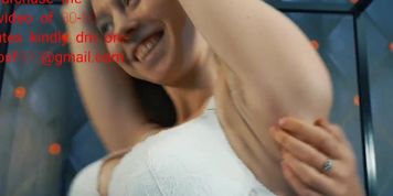 Belly Tickling and Armpits Tickling of blonde girl Ava