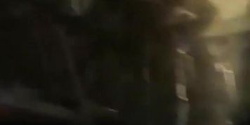 Pale cutie's ass exposed bny an upskirt chaser