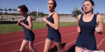 Lovely track Runners gets to lick and suck pussy and boobs