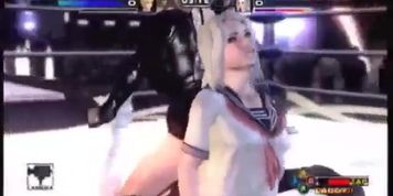 Rumble Roses XX - Yasha in compromising positions