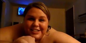 White BBW with More BBC in Her Whore Mouth