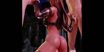 3D Animation - Hot Elf Woman - Part 2