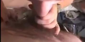 Amateur suck screw and cumshot