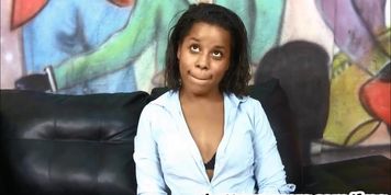 Skinny Ebony Cutie Nala Kristine Throat Destroyed