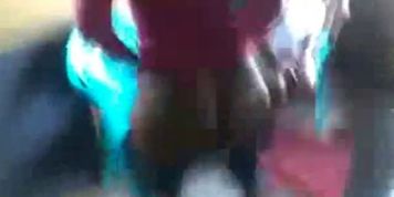 south african bitch showing her big booty