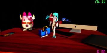[3D MMD Shrink] Racing Miku Shrink Dance HQ by AswaBaba
