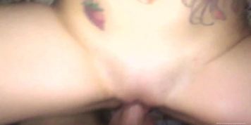 Fucked in a wet pussy by a huge dick