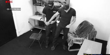 Hunky red Ty Roderick causing trouble on a big cock