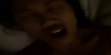 Beautiful Asian from Tinder sucks me off while I finger her tight pussy into an intense ORGASM
