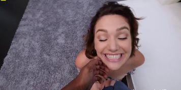 Thick White Girl Enjoys A Hard Screw From First Black Cock