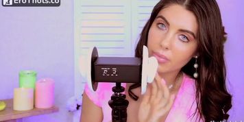 Angelique Asmr Ear licking (Agnes Blond)