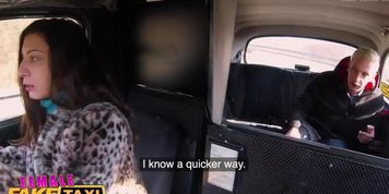 Female Fake Taxi First fare First fuck for Therese Bizarre