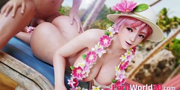 Hentai Nice Honoka Enjoys A Big Cock