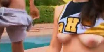Big Booty Cheerleader just Want's big cocks