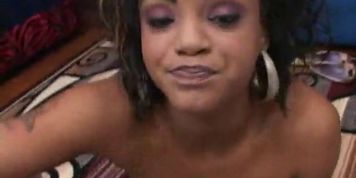MYTINYDICK - Ebony beauty pleases him with his boobies