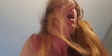 Cute Blonde Riding Hardcore and Cum Inside Very Quick.mp4