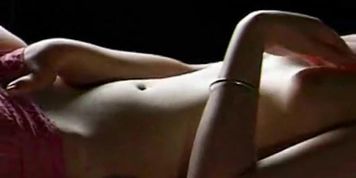 Erotic solo masturbation on bed