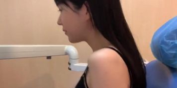 Japanese girl gets drilled at dentist part 1
