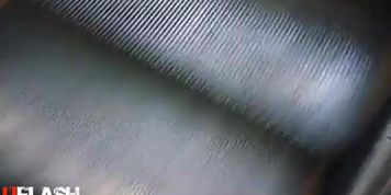 Cum Shot on Leather Boots Girl's Ass