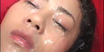 Japanese woman love to be bukkaked