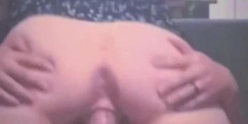 Gripping my partner's huge dick sleeve. I squirted! hehe!!!