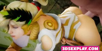 Beautiful Characters from Video Games Gets Brutal Fucks and Creampied