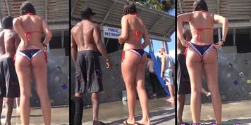 HotBikiniTeens Beach Voyeur Bikini Spy Close-Up 4K UHD Video 03