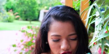 Latina Ana Montes' Backyard Boobs And Pussy Show (Latina_Tits)