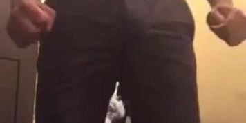 bulge dick jerking hot daddy