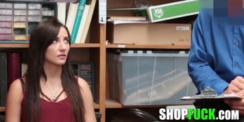 Prudish Shoplifter Had To Suck And Fuck On Camera - SHOPFUCK