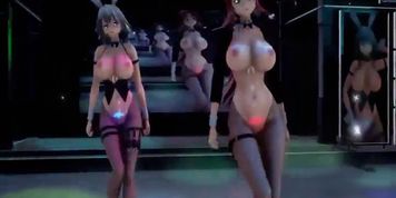 Mmd Wiggle Wiggle double the fun